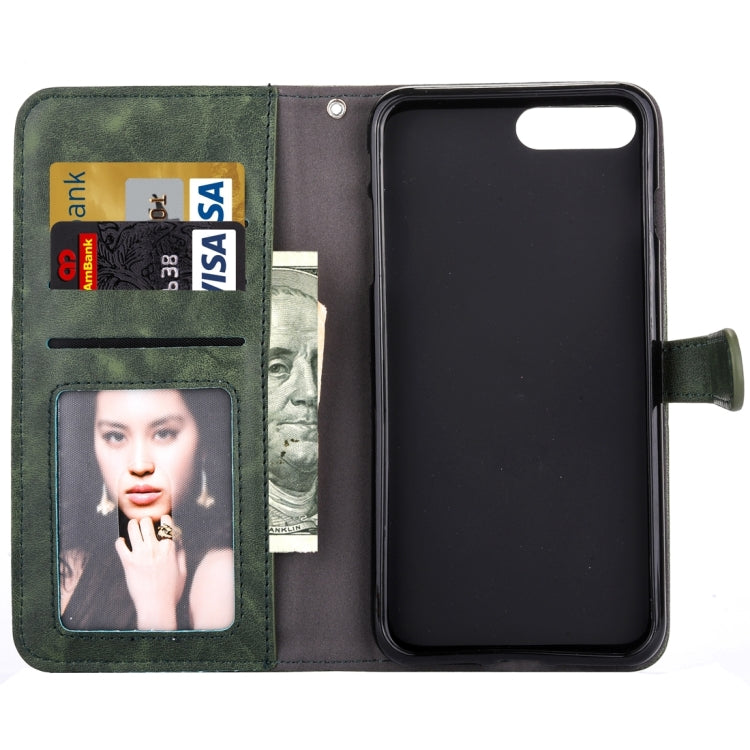 For iPhone 6 & 6s Embroidery Flower Pattern Horizontal Flip Leather Case with Holder & Card Slots & Wallet & Photo Frame