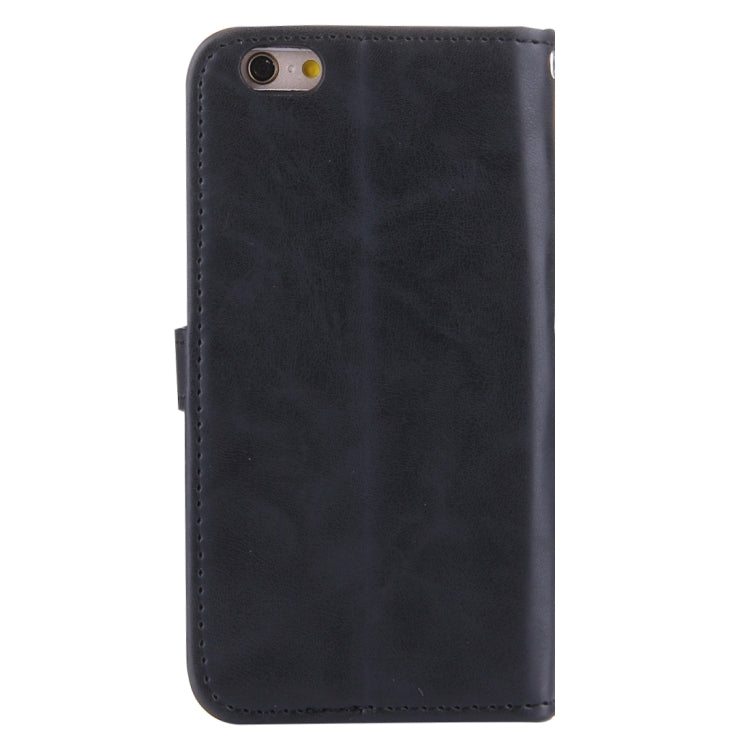 For iPhone 6 & 6s Embroidery Flower Pattern Horizontal Flip Leather Case with Holder & Card Slots & Wallet & Photo Frame