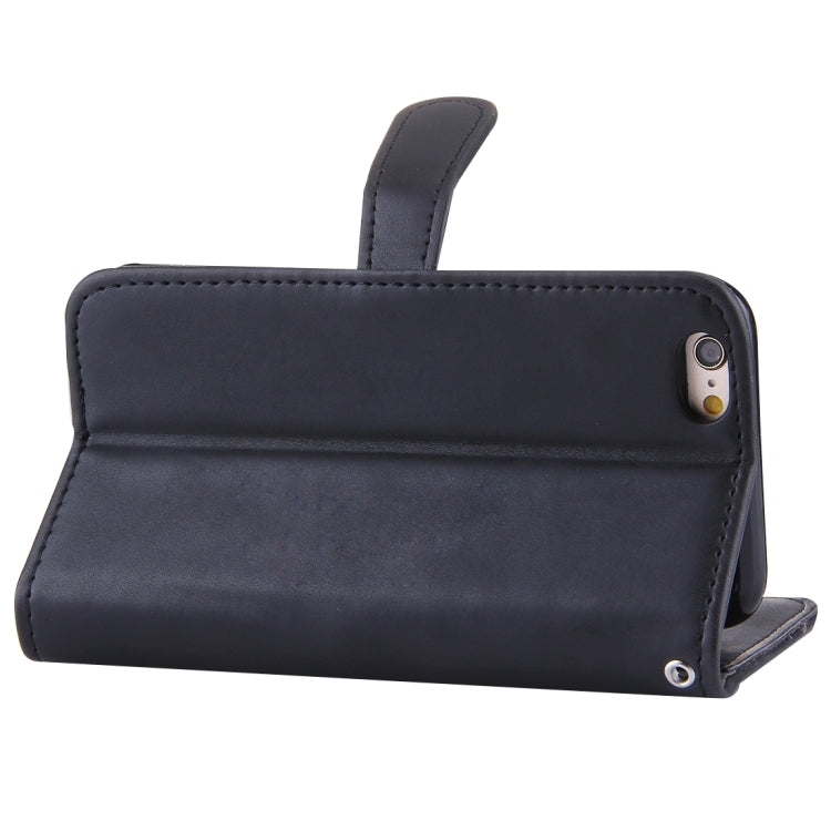 For iPhone 6 & 6s Embroidery Flower Pattern Horizontal Flip Leather Case with Holder & Card Slots & Wallet & Photo Frame