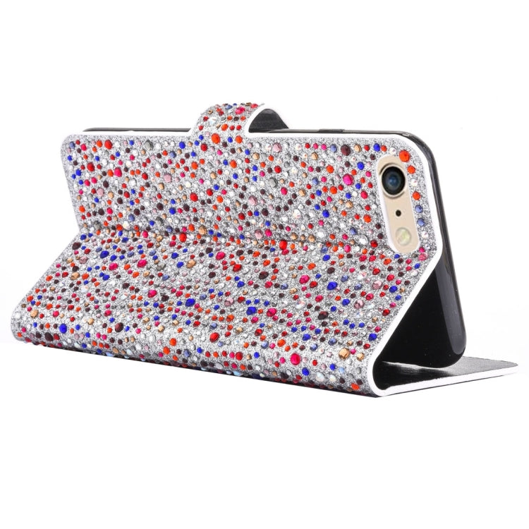 For iPhone 6 & 6s Raindrops Pattern Horizontal Flip Leather Case with Holder & Card Slots