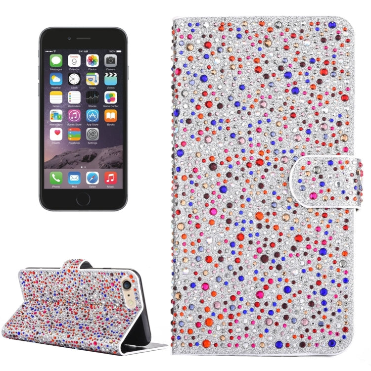 For iPhone 6 & 6s Raindrops Pattern Horizontal Flip Leather Case with Holder & Card Slots