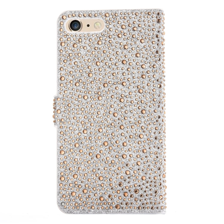 For iPhone 6 & 6s Raindrops Pattern Horizontal Flip Leather Case with Holder & Card Slots