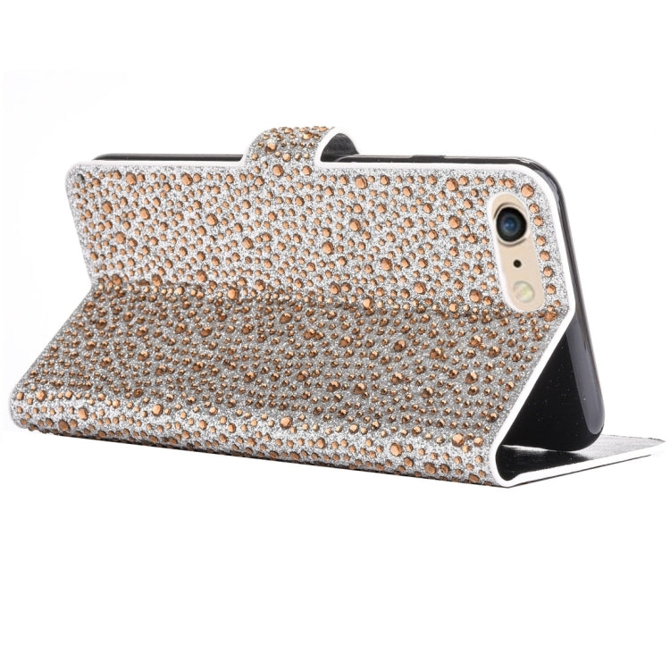 For iPhone 6 & 6s Raindrops Pattern Horizontal Flip Leather Case with Holder & Card Slots