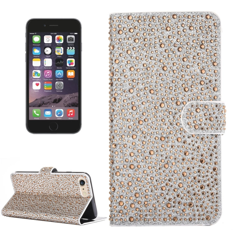 For iPhone 6 & 6s Raindrops Pattern Horizontal Flip Leather Case with Holder & Card Slots