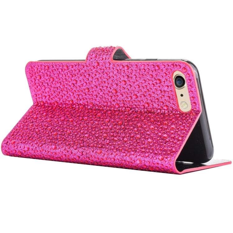 For iPhone 6 & 6s Raindrops Pattern Horizontal Flip Leather Case with Holder & Card Slots