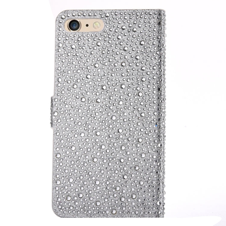 For iPhone 6 & 6s Raindrops Pattern Horizontal Flip Leather Case with Holder & Card Slots