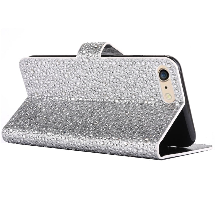 For iPhone 6 & 6s Raindrops Pattern Horizontal Flip Leather Case with Holder & Card Slots
