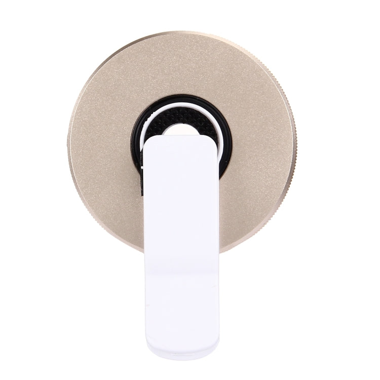 Universal 0.4X Wide Angle Multi-function LED Flash Light Phone Lens with Clip, For iPhone, Samsung, HTC, Sony, Huawei, Xiaomi and Other Smartphones(Gold)