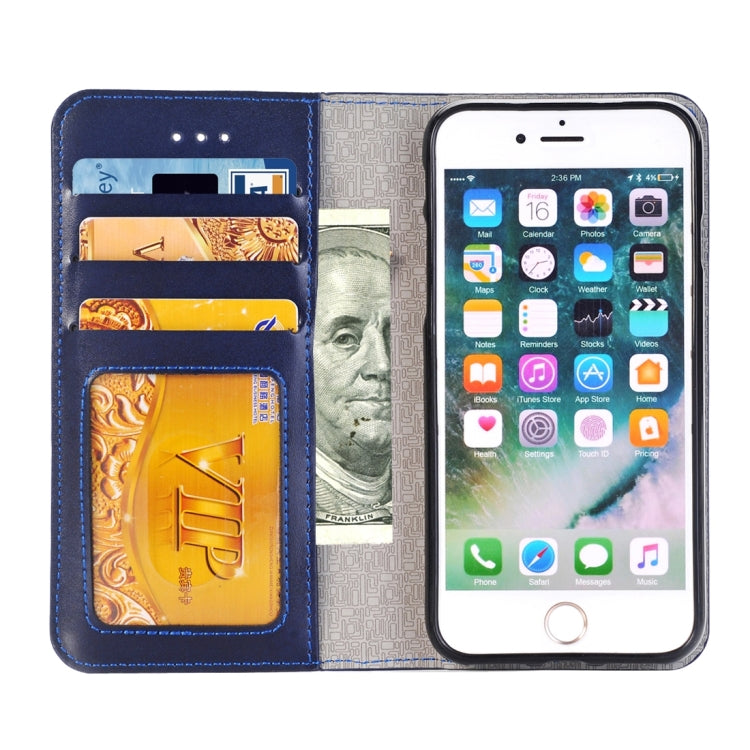 2 in 1 For iPhone 6 & 6s Horizontal Flip Leather Case with Separable Magnetic Back Cover Shell & Card Slots & Wallet & Photo Frame