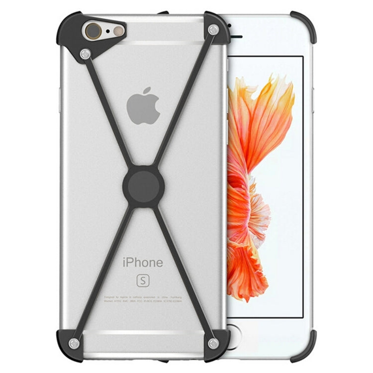For iPhone 6 & 6s Type-X Metal Four Angle Anti Falling Protective Case