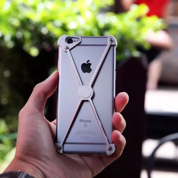 For iPhone 6 & 6s Type-X Metal Four Angle Anti Falling Protective Case