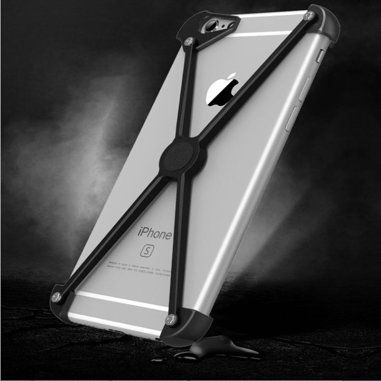 For iPhone 6 & 6s Type-X Metal Four Angle Anti Falling Protective Case