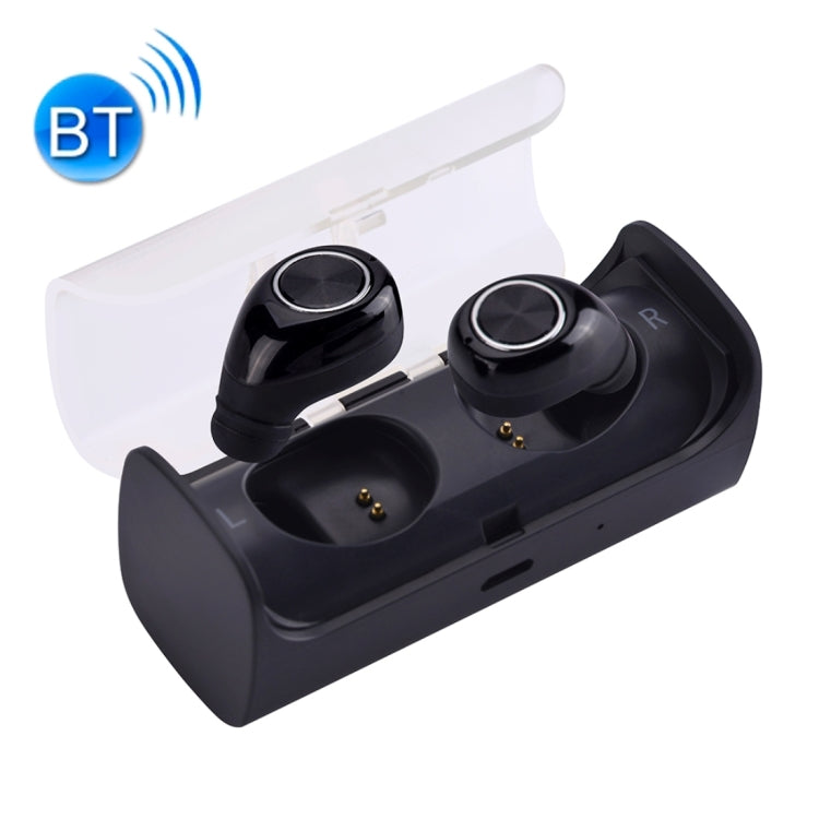 TWS-10 Wireless Bluetooth Binaural Stereo Bass Earphones Mini  Isolation In-Ear Earphones with Charging Box, for iPhone, Samsung, HTC, Sony and other Smartphones