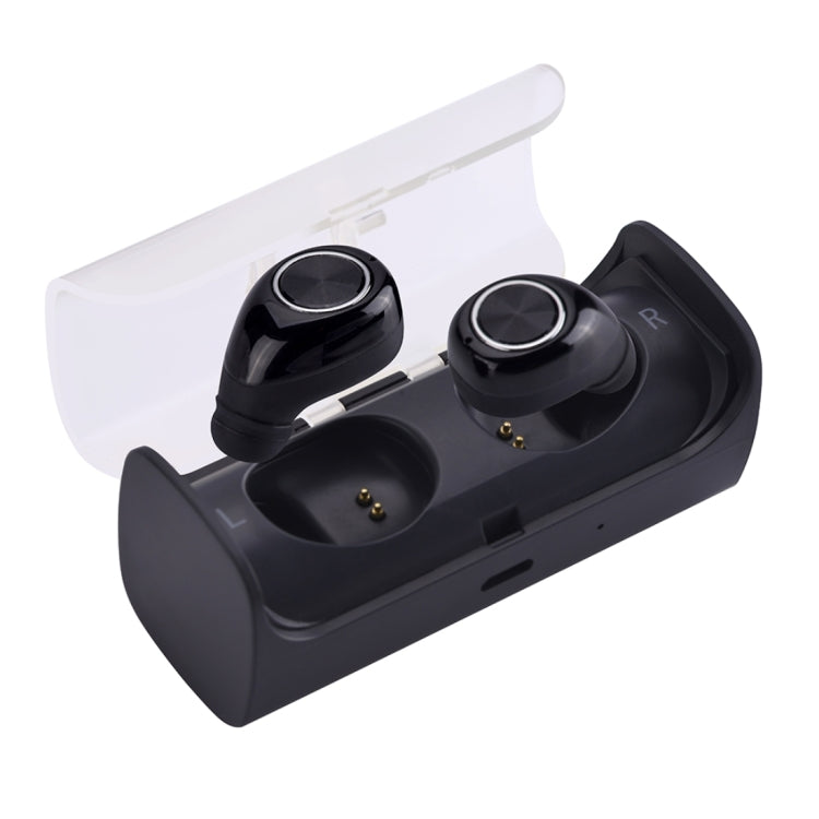 TWS-10 Wireless Bluetooth Binaural Stereo Bass Earphones Mini  Isolation In-Ear Earphones with Charging Box, for iPhone, Samsung, HTC, Sony and other Smartphones