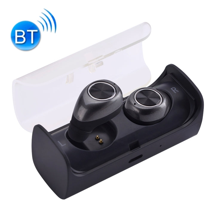 TWS-10 Wireless Bluetooth Binaural Stereo Bass Earphones Mini  Isolation In-Ear Earphones with Charging Box, for iPhone, Samsung, HTC, Sony and other Smartphones