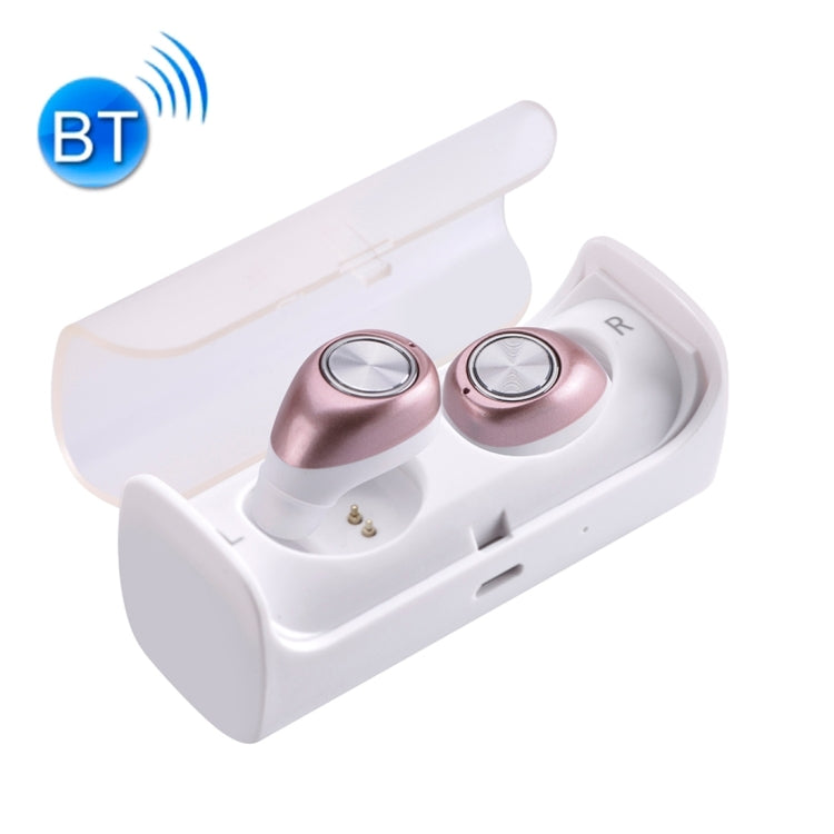 TWS-10 Wireless Bluetooth Binaural Stereo Bass Earphones Mini  Isolation In-Ear Earphones with Charging Box, for iPhone, Samsung, HTC, Sony and other Smartphones