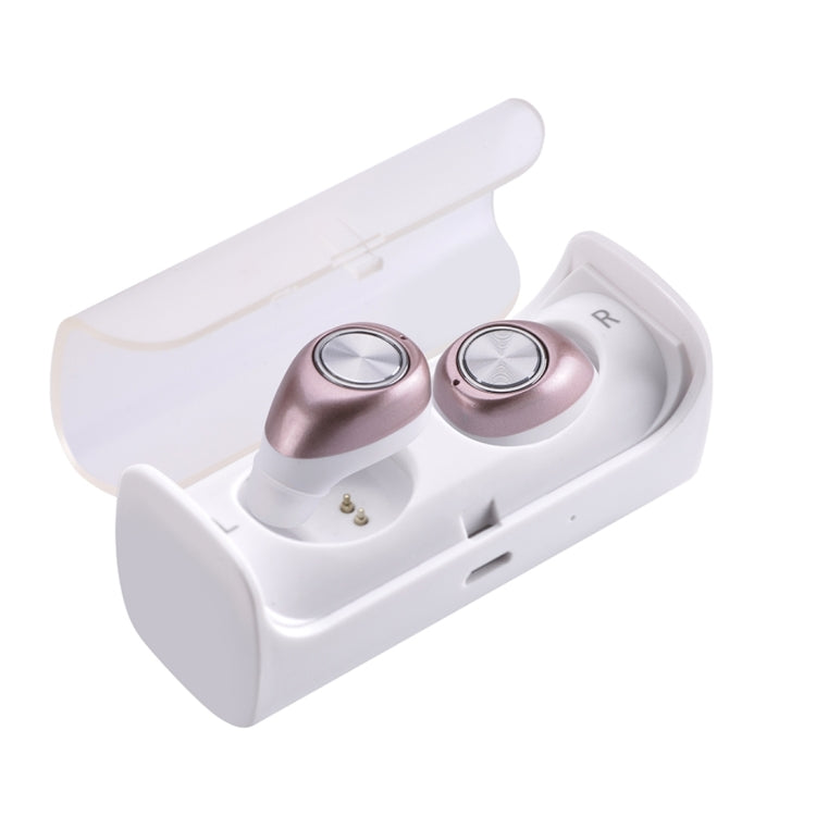TWS-10 Wireless Bluetooth Binaural Stereo Bass Earphones Mini  Isolation In-Ear Earphones with Charging Box, for iPhone, Samsung, HTC, Sony and other Smartphones