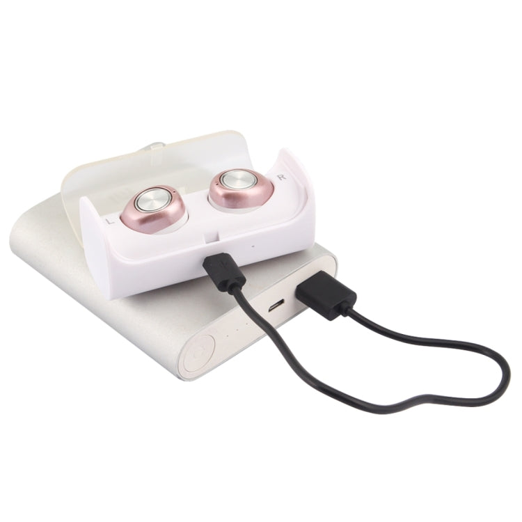TWS-10 Wireless Bluetooth Binaural Stereo Bass Earphones Mini  Isolation In-Ear Earphones with Charging Box, for iPhone, Samsung, HTC, Sony and other Smartphones