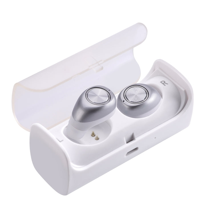 TWS-10 Wireless Bluetooth Binaural Stereo Bass Earphones Mini  Isolation In-Ear Earphones with Charging Box, for iPhone, Samsung, HTC, Sony and other Smartphones