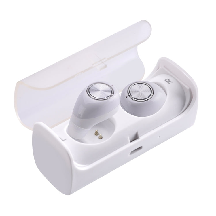 TWS-10 Wireless Bluetooth Binaural Stereo Bass Earphones Mini  Isolation In-Ear Earphones with Charging Box, for iPhone, Samsung, HTC, Sony and other Smartphones