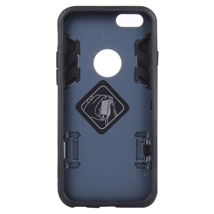 For iPhone 6 & 6s Separable TPU + PC Combination Case with Holder