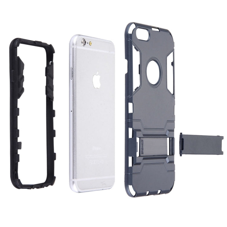 For iPhone 6 & 6s Separable TPU + PC Combination Case with Holder