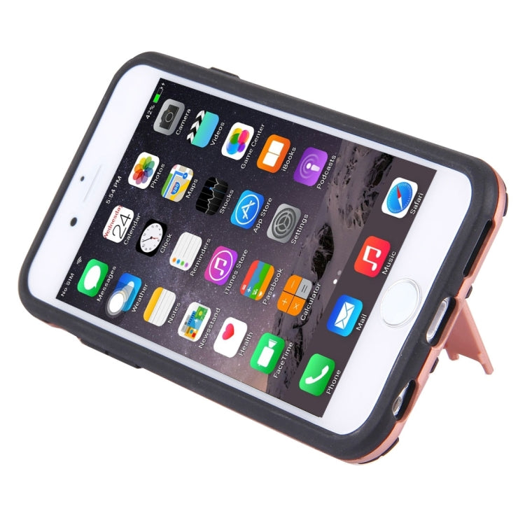 For iPhone 6 & 6s Separable TPU + PC Combination Case with Holder