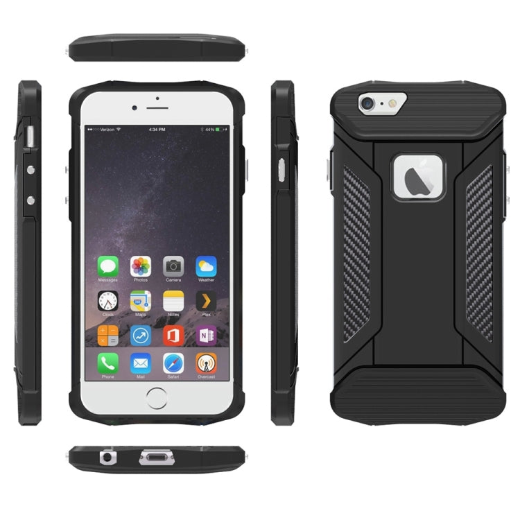 For iPhone 6 & 6s TPU + PC Steel Armor Combination Case