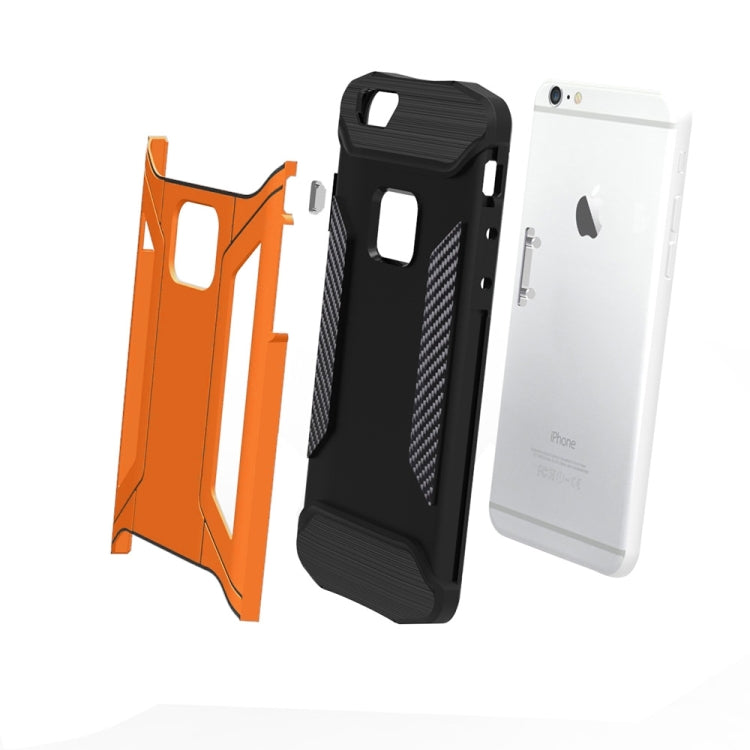 For iPhone 6 & 6s TPU + PC Steel Armor Combination Case