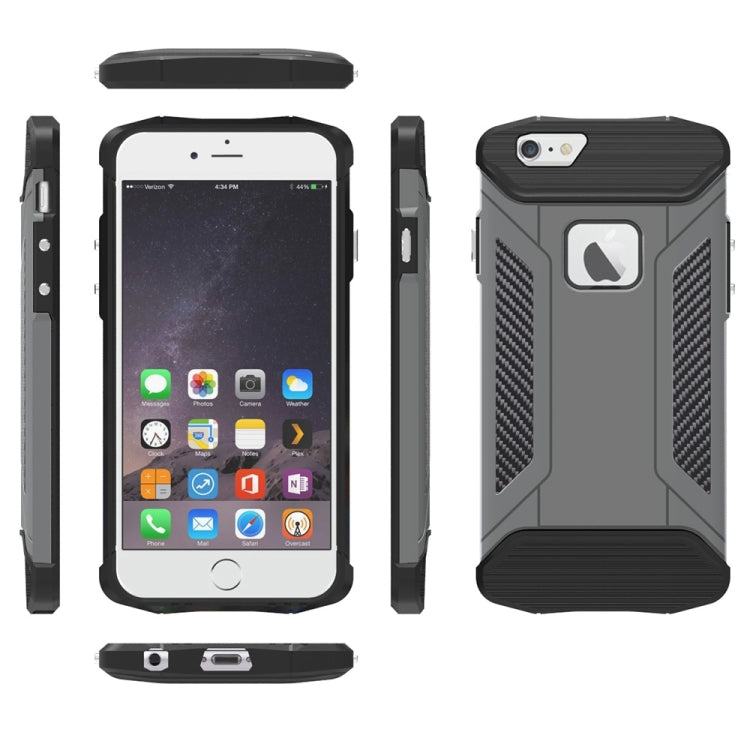 For iPhone 6 & 6s TPU + PC Steel Armor Combination Case