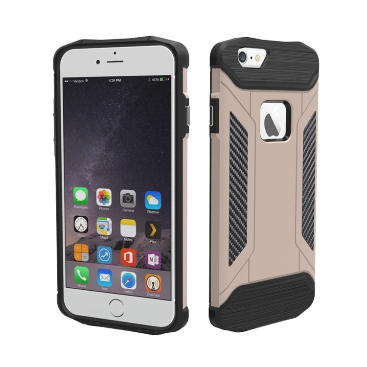 For iPhone 6 & 6s TPU + PC Steel Armor Combination Case