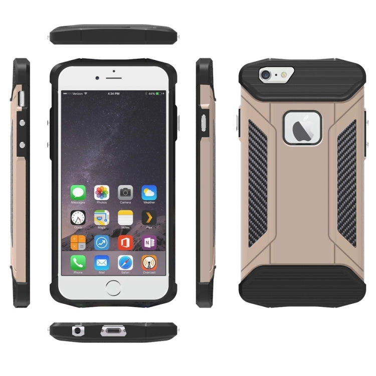 For iPhone 6 & 6s TPU + PC Steel Armor Combination Case