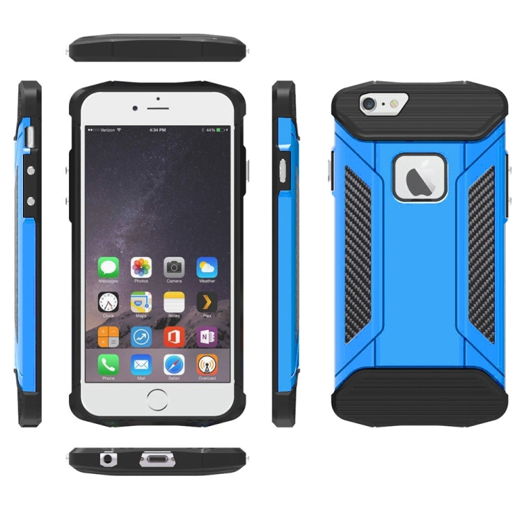 For iPhone 6 & 6s TPU + PC Steel Armor Combination Case