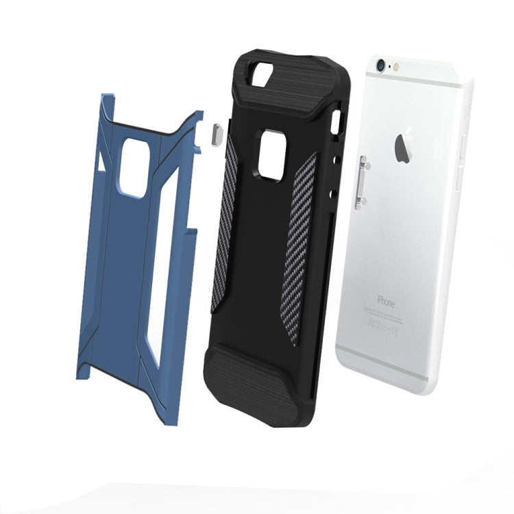 For iPhone 6 & 6s TPU + PC Steel Armor Combination Case