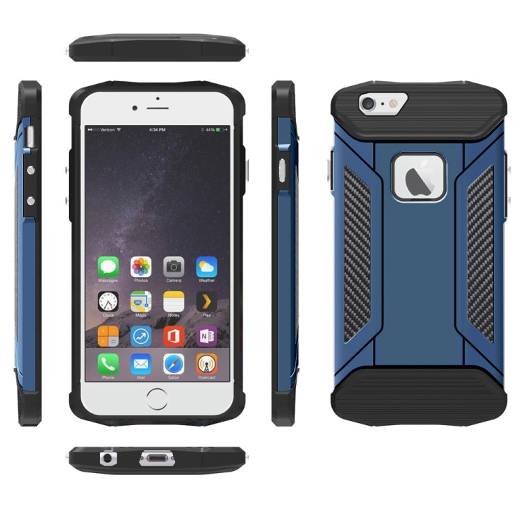 For iPhone 6 & 6s TPU + PC Steel Armor Combination Case