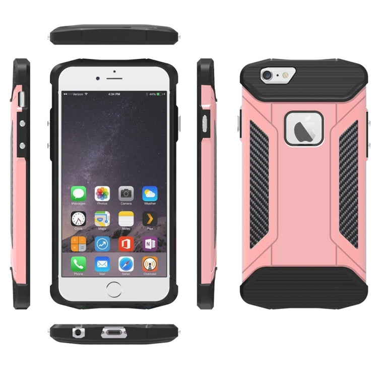 For iPhone 6 & 6s TPU + PC Steel Armor Combination Case