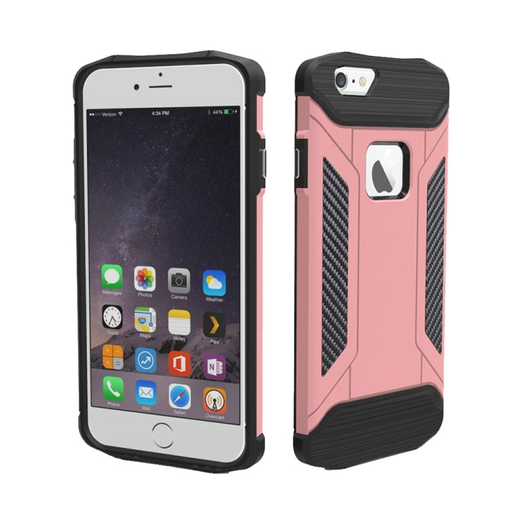 For iPhone 6 & 6s TPU + PC Steel Armor Combination Case