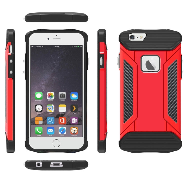 For iPhone 6 & 6s TPU + PC Steel Armor Combination Case
