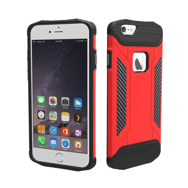 For iPhone 6 & 6s TPU + PC Steel Armor Combination Case