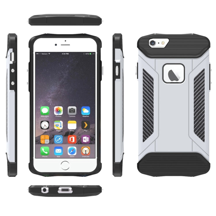 For iPhone 6 & 6s TPU + PC Steel Armor Combination Case