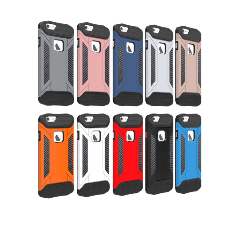 For iPhone 6 & 6s TPU + PC Steel Armor Combination Case