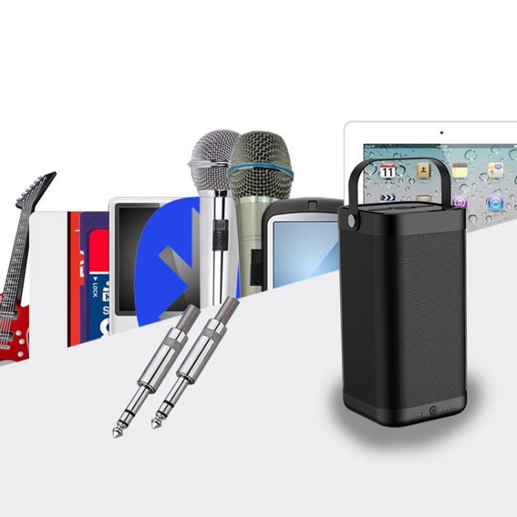 SARDiNE A9 Multifunctional Outdoor Wireless Bluetooth Speaker, with Mic, Support Hands-free Answer Phone & Micro SD TF Card & USB & AUX Line In