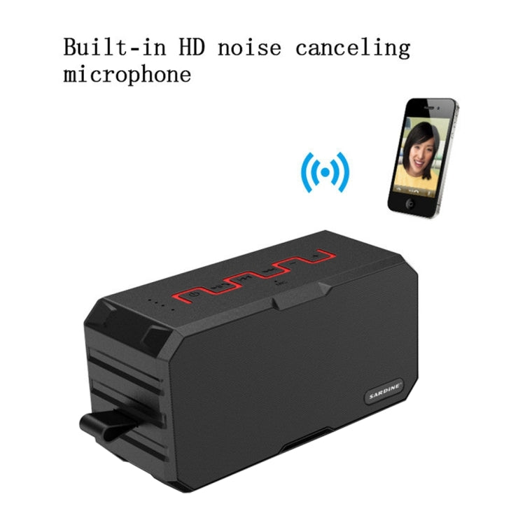 SARDiNE F5 Multifunctional Outdoor IP65 Waterproof Wireless Bluetooth Speaker