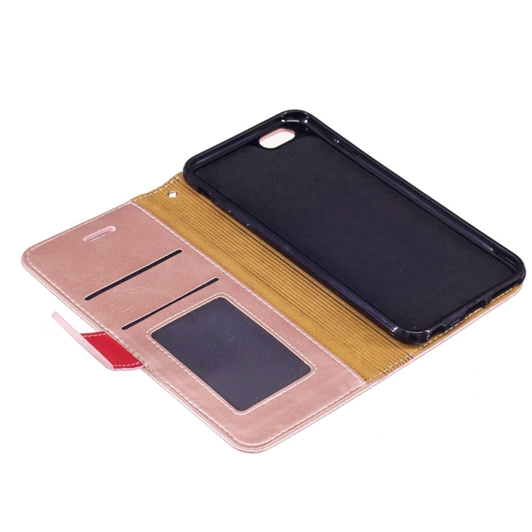 For iPhone 6 & 6s Crazy Horse Texture PU Leather Horizontal Flip Leather Case with Holder & Card Slots & Wallet & Photo Frame & Lanyard