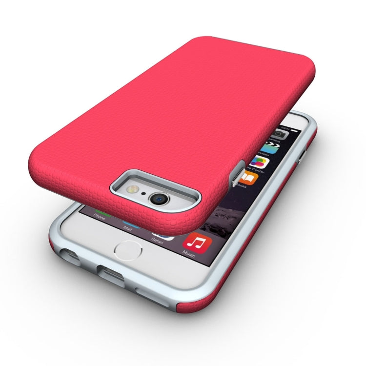 For iPhone 6 & 6s Ball Texture Anti-slip PC + TPU Protective Back Cover Case