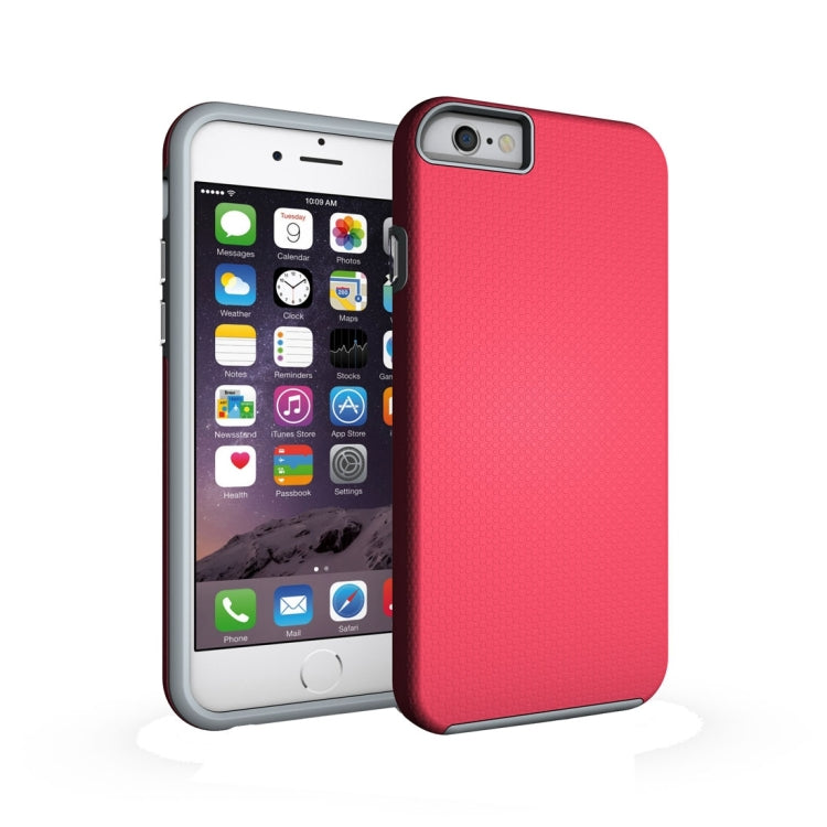 For iPhone 6 & 6s Ball Texture Anti-slip PC + TPU Protective Back Cover Case