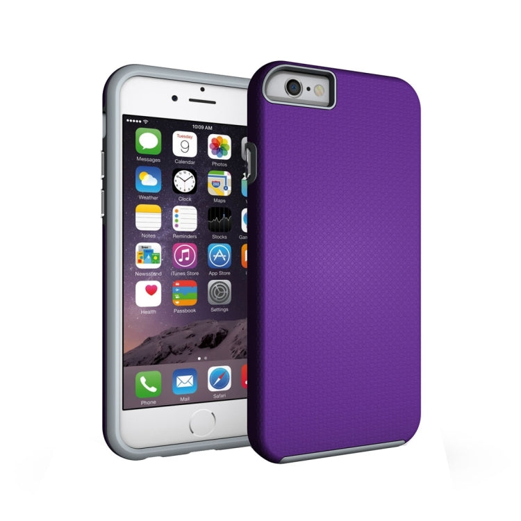 For iPhone 6 & 6s Ball Texture Anti-slip PC + TPU Protective Back Cover Case