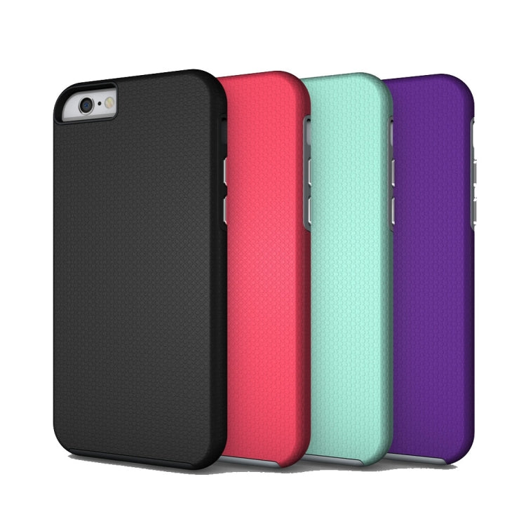 For iPhone 6 & 6s Ball Texture Anti-slip PC + TPU Protective Back Cover Case