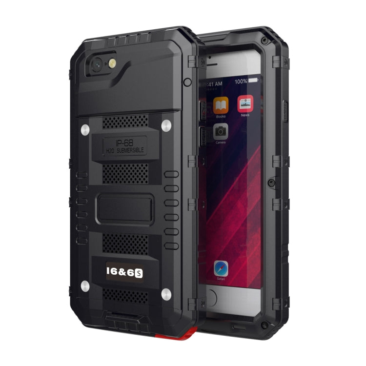 Waterproof Dustproof Shockproof Zinc Alloy + Silicone Case for iPhone 6 & 6s