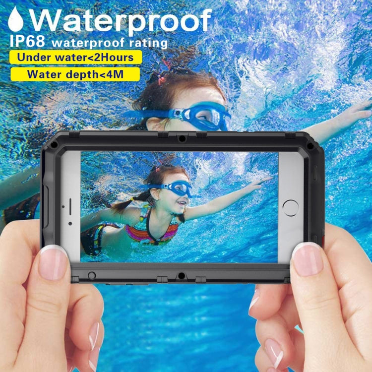 Waterproof Dustproof Shockproof Zinc Alloy + Silicone Case for iPhone 6 & 6s